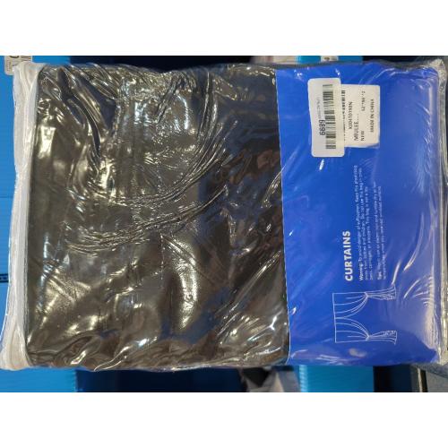 MIULEE 2 Panels Back Tab Blackout Curtains 96 Inch Long for Living Room Bedroom, Halloween Black Rod Pocket/Pinch Pleated Thermal Insulated Room Darkening Light Blocking Floor to Ceiling Curtain/Drape