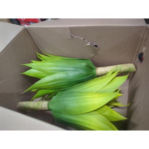 Artificial Flowers for Outdoors Artificial Agave 22'' Fake Plants Faux Agave Artificial Plants Outdoor Fake Flowers Outdoor Faux Plants Indoor Uv Resistant Artificial Plants (Yellow 2pcs)
