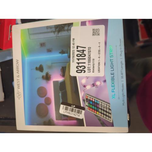 13.1' LED Flexible RGB Strip Lights - West & Arrow