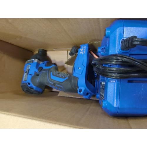 Kobalt Next-Gen 24-volt 1/4-in Brushless Cordless Impact Driver (1-Battery Included, Charger Included and Soft Bag included)