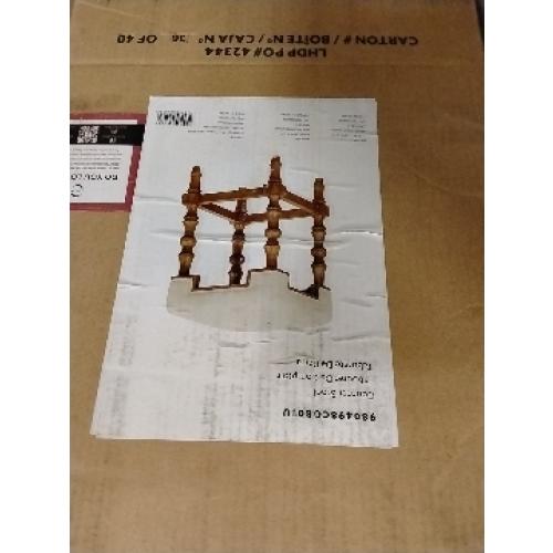 Linon Shelly Backless Counter Stool