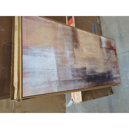 Wall Art Abstract Wall Decor Yellow Black Ink Canvas Painting Modern Artwork for Living Room Bedroom Dining Room Home Office Decor 24x48 with Framed