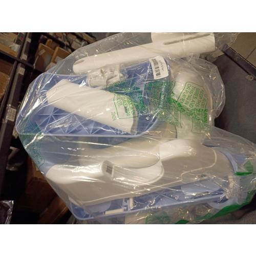 Potty Training Seat, Upgrade Toddler Toilet Seat for Kids Boys Girls, 2 in 1 Potty Training Toilet for Kids, Splash Guard Anti-Slip Pad Step Stool(Blue)