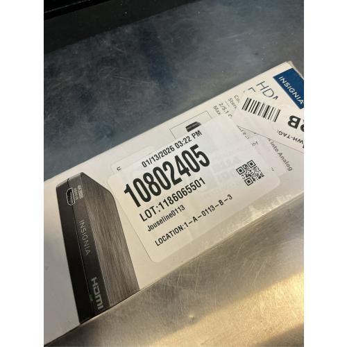 Insignia™ - 3-Port HDMI Switch with 4K and HDR Pass-Through - Black