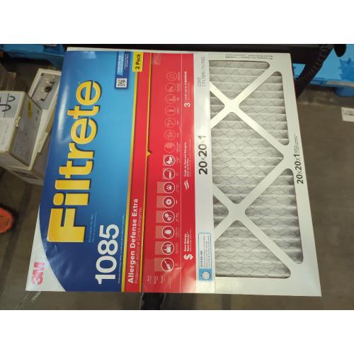 Filtrete 20-in x 20-in x 1-in 1085 MPR Allergen Defense Extra 2-Pack Electrostatic Pleated Air Filter