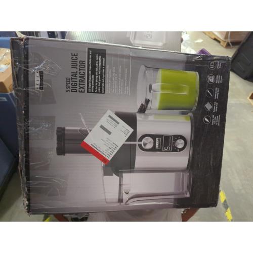 Quick Juicer Machine,Industrial Juicer Machines,Stainless Steel Juicer,Centrifugal Juicer Extractor,Juice Residue Separation, 5-Speed Adjustment,for Beverage Shops Kitchens