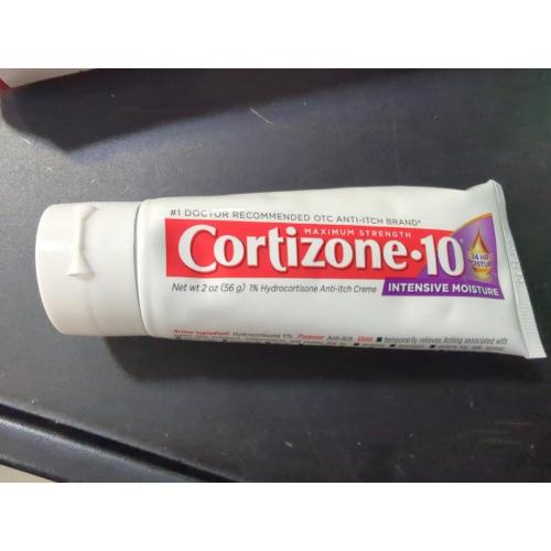Cortizone-10 Intensive Moisture 1% Hydrocortisone Anti Itch Cream for Eczema and Bug Bite Relief, Maximum Strength, 2 oz