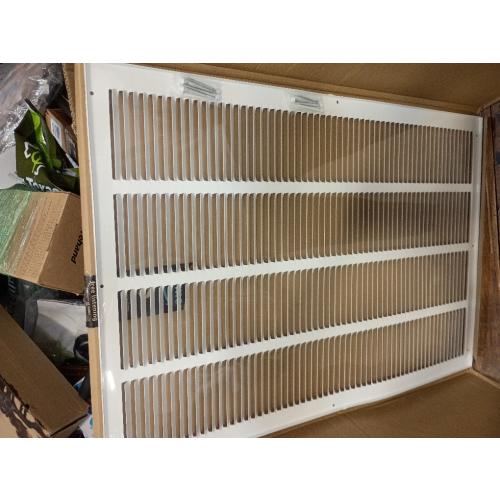 VEVOR Return Air Filter Grille, Fits W20 x H30 Inch Duct Opening, Filter Not Included, Return Air Vent Cover for Wall, Powder-Coated Steel Return Air Grill Detachable Face/Door for 1 inch Filters