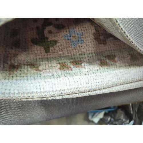 Size XL Color Grey flower area rug