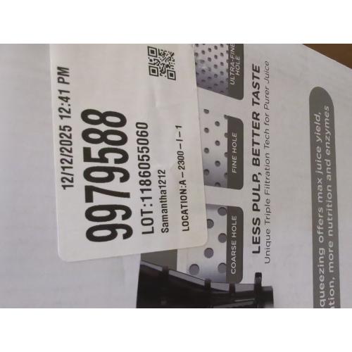 Cold Press Juicer, 5.8 Wide Feed Chute Juice Extractor Machine with 400W, High Juice Yield, Slow Masticating Juicer for Whole Vegetables & Fruits, Dark Grey