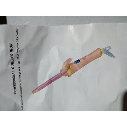 Ukliss Mini Curling Iron 0.5 Inch (13mm) | for Short Hair & Bangs | Creates Tight Ringlets | 30s Fast Heat & Dual Voltage, Pink