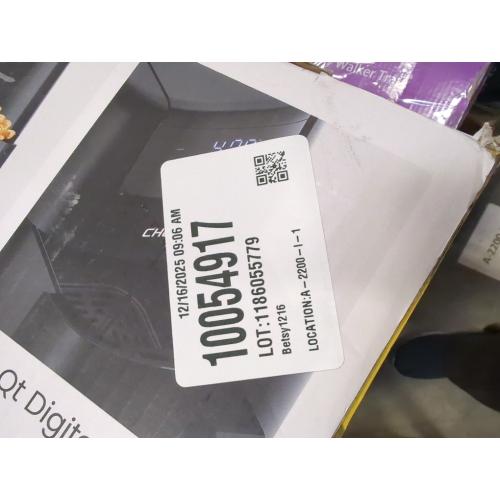 CHEFMAN 2 Qt Mini Air Fryer – Digital Space-Saving Compact Air Fryer with Nonstick and Dishwasher Safe Basket, Quick & Easy Meals in Minutes, Features Digital Timer and Shake Reminder – Black