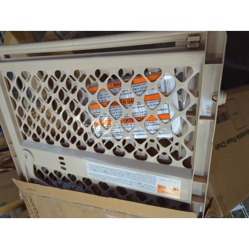 Toddleroo by North States - Supergate Ergo Baby Gate: Plastic Baby Gate for Stairs & Doorways - Adjustable Indoor Safety Gate - Made in USA - 26 to 42 Inches Wide - 26 Inches Tall - Ivory