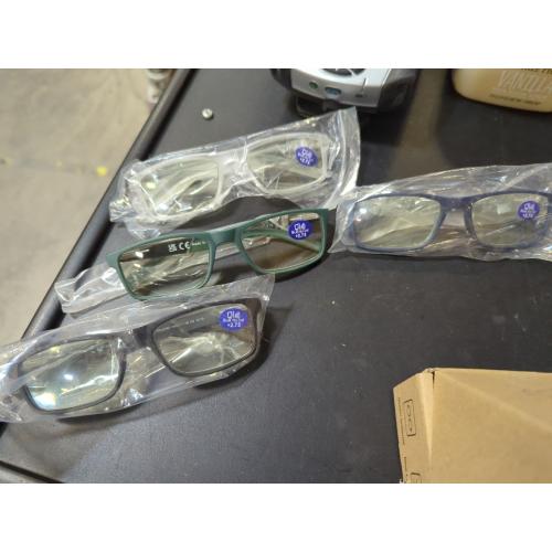 DOOViC Reading Glasses 3.0 Blue Light Blocking Computer Readers for Men Women, Anti UV/Glare/Fatigue 4 Pack