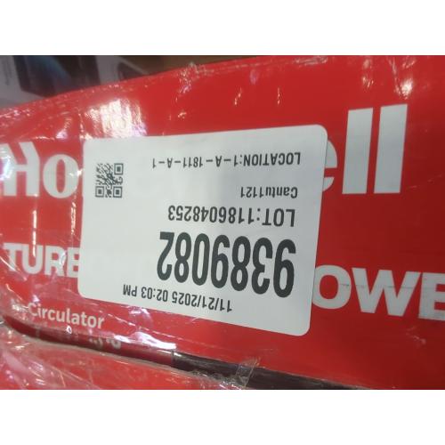 Honeywell HT-904 TurboForce Tabletop Air Circulator Fan, Small, White – Quiet Personal Fan for Home or Office, 3 Speeds and 90 Degree Pivoting Head