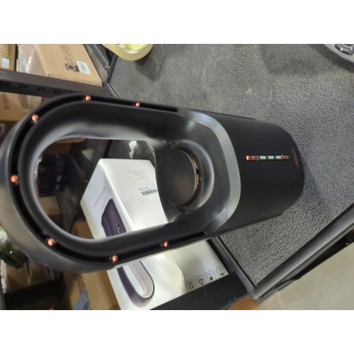 Bladeless Desk Fan, 11.8 Inch Portable Small Fan Quiet Table Fan Rechargeable Portable Fan, with 3 Wind Speeds for Bedroom, Kithchen,Home, Office, Outdoor (Green)