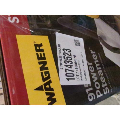 Wagner Black/Yellow Plastic/Steel Power Steamer