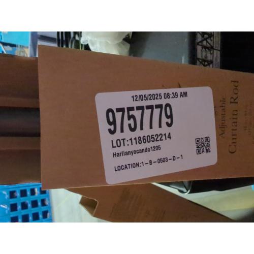 Bee & Willow Selah 48 to 84-Inch Adjustable Curtain Rod Set in Oak