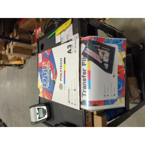 11x17 POLYTECH DTF Transfer Film - A3, 30 Sheets, 11X17'', DTF Film and DTF Paper, Hot Peel Double Matte, Direct to Film for EPSON Printer ET-8550, ET8500, XP15000, L1800, for DIY T-Shirt Transfers