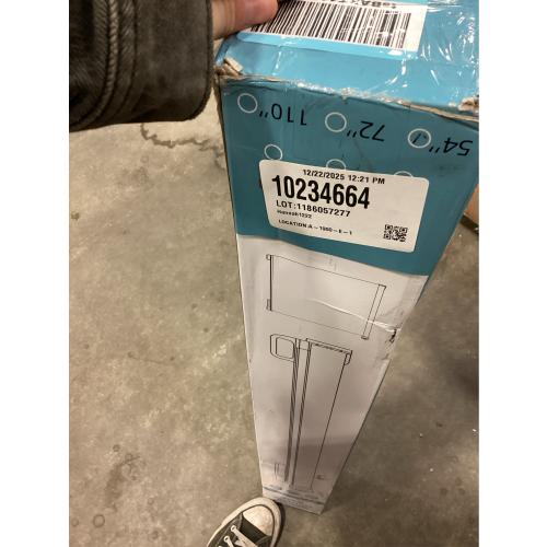 probebi Retractable Baby, Child & Dog Gates for Stairs, Extends to 54 Wide 34 Tall, Use for Outdoor, Indoor, Hallways, Doorways, Deck, Porch, Black