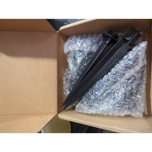 T-SUNUS Christmas Solar Landscape Spotlights White 6000K Metal, Garden Spot Lights Outdoor IP65 Waterproof 9.8ft Cable Separated Panel, Auto On/Off for Tree Flag Driveway Pathway Halloween Pool Area