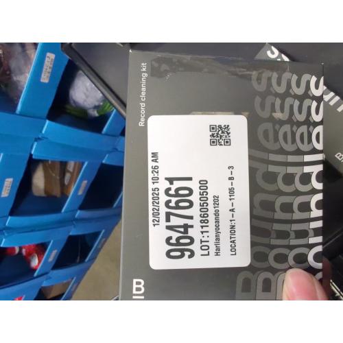 Boundless Audio Vinyl Record Cleaning Kit - 5-in-1 Vinyl Cleaning Kit Includes Velvet Record Brush, Stylus Cleaner, Cleaner Solution, Nylon Brush & Storage Bag