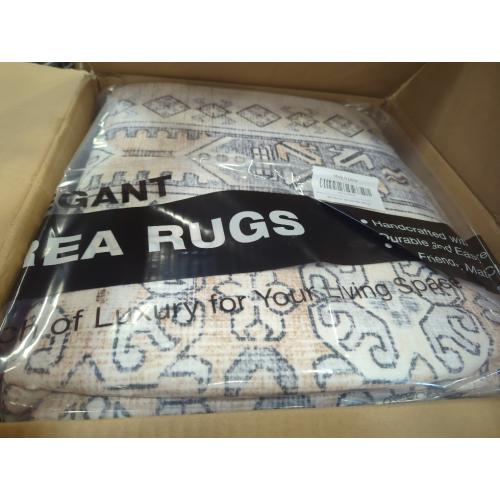 zesthome Size 9x12 Color  beige Area Rugs,Stain Resistant Washable Rug,Ultra-Thin Rugs for Living Room,Bedroom,Non-Slip Backing Home Decor Large Area Rug (Beige,9'x12')