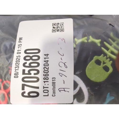 Club Golf Head Protective Cover Set - Skeleton Pattern Golf Head Accessory for Woods, Fairway, Hybrids