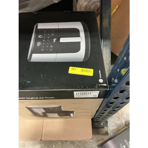 Bella PRO - SmartCrisp 8-qt. Touchscreen Air Fryer - Stainless Steel