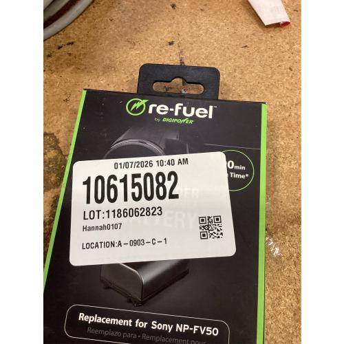 Digipower - Re-Fuel Rechargeable Lithium-Ion Replacement Battery for Sony Np-fv50
