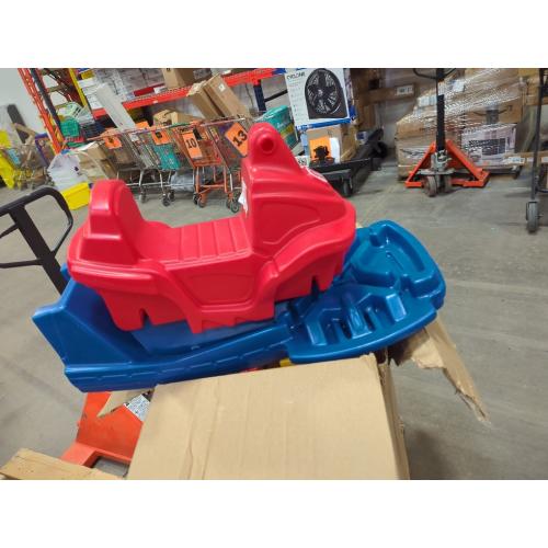 Step2 Up & Down Roller Coaster Toy for Kids, Ride On Push Car, Indoor/Outdoor Playset, Toddlers Ages 2 - 5 years old, Compact Storage, Max Weight 50 lb., Multicolor