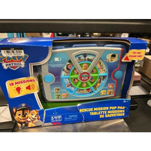 Paw Patrol Academy Rescue Mission Pup Pad, Interactive Toy with Lights, Sounds & Music, Pretend Play Kids Toys for Boys & Girls Ages 3 and Up