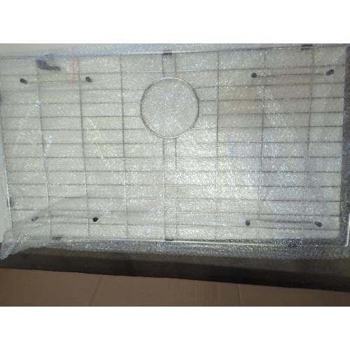 33 Inch Black Drop In Kitchen Sink Workstation - VOKIM 33x22-Inch Drop In Sink Stainless Steel Top Mount 16 Gauge Single Bowl 10'' Deep Handmade Kitchen sink with Cutting Board& Strainer