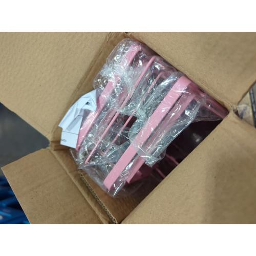 5 Pack Shower Caddy Organizer Rack Shelf for Inside Shower, Adhesive Bathroom Wall Storage Basket Rustproof Stainless Steel Shampoo Holder, Girly Bathroom Accessory Decor Set, Pink