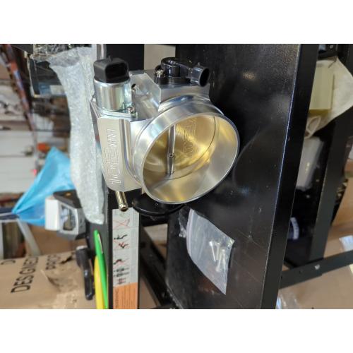 Silver 102mm Throttle Body for LS1 LS2 LS3 LS6 LS7 LSX with Throttle Position Sensors TPS IAC Aluminum Silver HTRACING