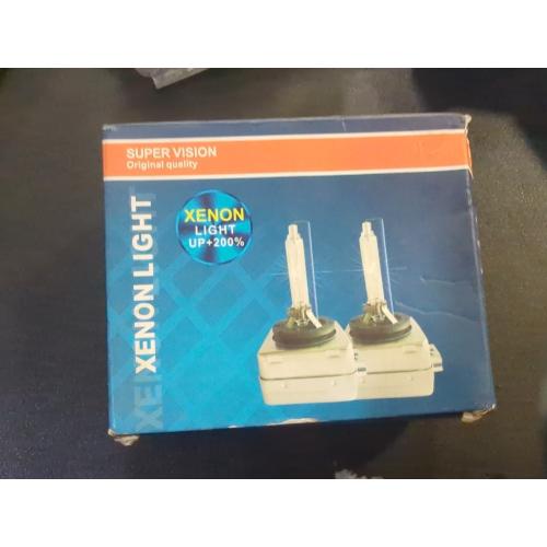 D3S/D3R 6000K Xenon HID Replacement Bulb White Metal Stents Base 12V Car Headlight Lamps Head Lights 35W 1pair (D3S/D3R