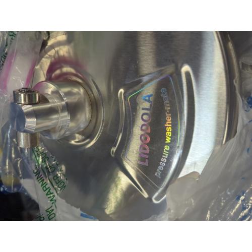 14 Pressure Washer Surface Cleaner with 4 Wheels - Stainless Steel Surface Cleaner for Pressure Washer Attachment for Concrete, Patio, Sidewalk, Deck and Driveways - PWS14