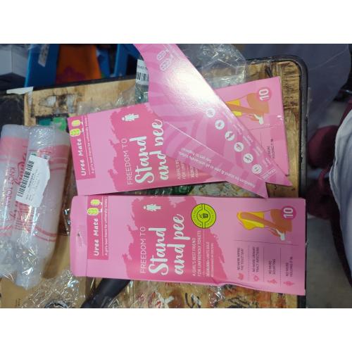 20PC Disposable Pee Funnel for Women, Portable Female Urinal Urination Device, Girl Pee Cup for Standing Up, Pee Funnel for Women Travel, Suitable for Travel, Camping, Hiking, Festivals, and Parties
