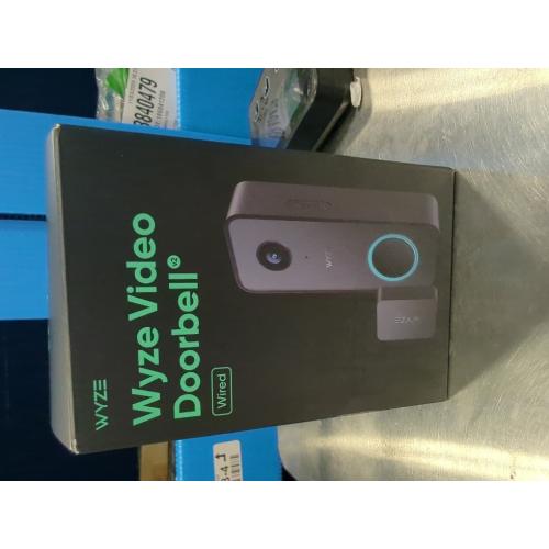 WYZE Wired Doorbell Camera v2(existing doorbell Wiring Required), 2K Security Video Doorbell, Color Night Vision, 2-Way Audio, Package Monitor, Works with Alexa & Google Assistant. Free Expert Setup