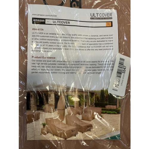 Outdoor Coffee Table Cover,600D Waterproof Patio Rectangular Side Table Covers,48 W x 28 D x 16 H,Outdoor Table Covers Waterproof Rectangle(Brown)