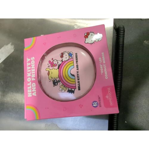 Hello Kitty and friends compact mirror with LED light