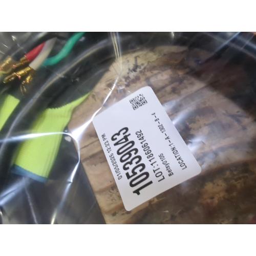 Southwire 9044SW8808 Range Power Cord; 4-Foot; 1/4-Inch Flanged Terminals; Flat Plug; Compatible With Most Standard Free Standing Electrical Ranges With A 4 Conductor Wall Outlet; 125/250-Volt; 50-Amp