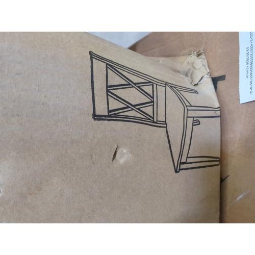 White Chair With X-Back