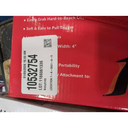 Medic Therapeutics 2-Pack Extra Long Reacher Grab Tool W/ Magnetic Ti. Lightweight with a Strong Grip and Easy Attachment to Canes  Walkers  and Wheel