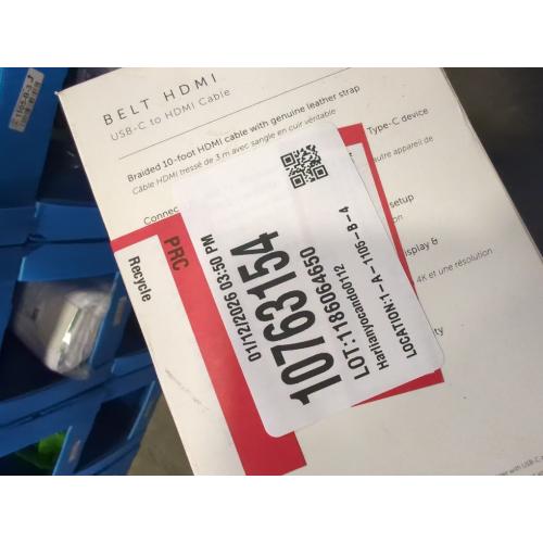 Native Union Belt Cable USB-C to Hdmi 3m Zebra