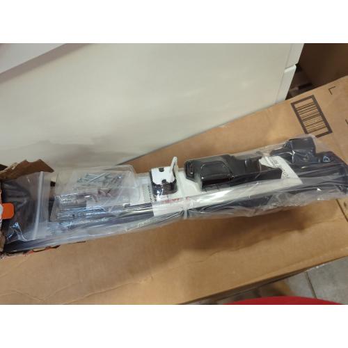 Retractable Baby Gate for Doorways and Stairs, Mesh Safety Gate for Pet, Indoor & Outdoor Use, One-Hand Operation, Easy Installation, 33.6 Tall, Expands to 55 Wide（Black,33.6x55