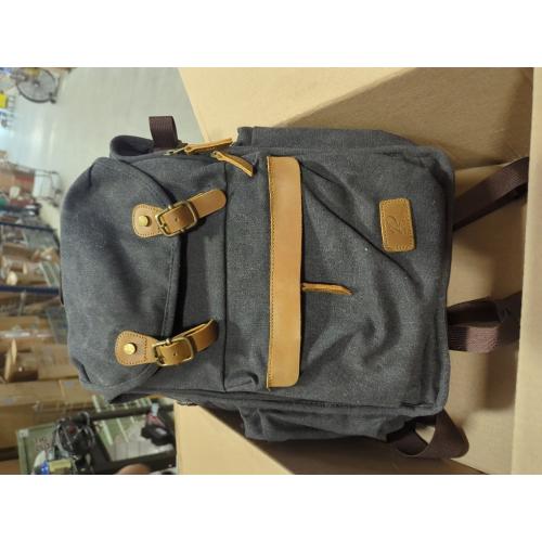 Padwa Lifestyle Black Camera Backpack - Weather Resistant Canvas Camera Bag for Photographers with Multi Compartments&Tripod Holder,Great Gift for Camera Backpacks,Drone bag and Travel bag