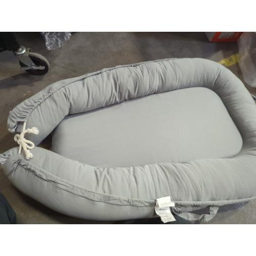 Baby Lounger - Infant Lounger for Newborn 0-24 Months, Pure Cotton Breathable Baby Nest Lounger Cover, Newborn Essentials for Baby Boys & Girls, Portable Baby Lounger for Home and Travel