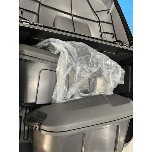 3PCS Cargo Storage Boxes for Can-Am Maverick R, 13.5L*2 & 96L Large Poly Waterproof Rear Bed Side Tool Box for Can Am Maverick R MAX X RS 2024  Accessories, Replace #715007182, 715007372