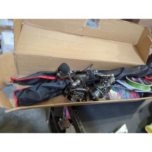 Sougayilang Fishing Rod Reel Combo with Telescopic Fishing Pole Spinning Reel  for Travel Saltwater Freshwater Fishing ‼️MISSING carrier bag‼️